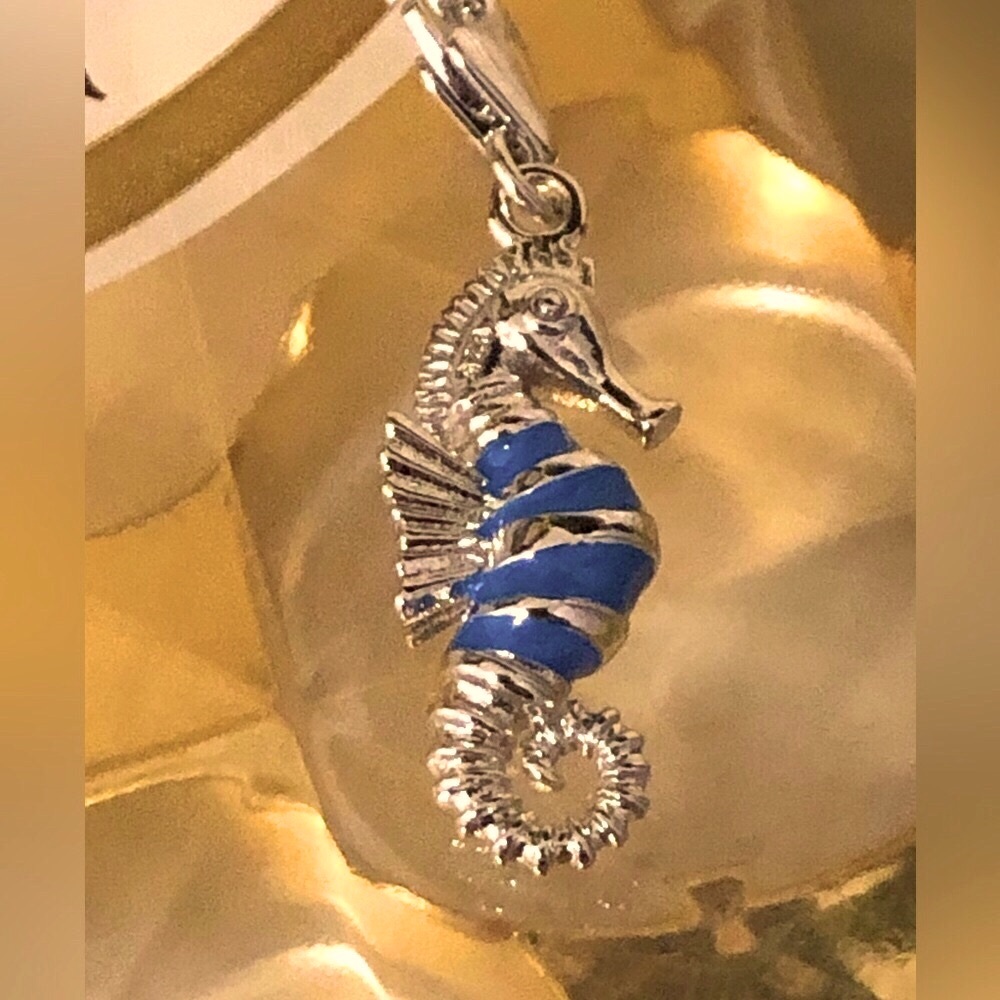 Sterling Silver Seahorse charm Pendant NWOT